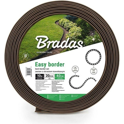 Bradas Easy Border 5 x 1000 cm hnědá 1 ks