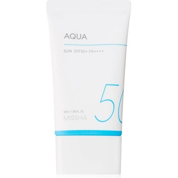 Missha All Around Safe Block Aqua Sun слънцезащитен гел-крем за лице SPF 50+ 50ml
