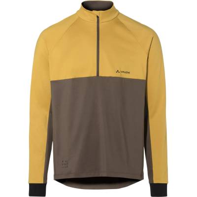 Vaude Мъжка фланелка с дълъг ръкав за колоездене Vaude Qimsa Halfzip L/S Shirt Cycling jersey - Savanna (056-3818-0411)