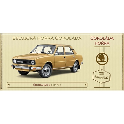 Choco Pola Škoda 120 L 742, hořká 100 g