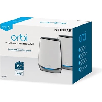 Image 1 of NETGEAR Orbi Wi-Fi 6 AX6000 RBK852