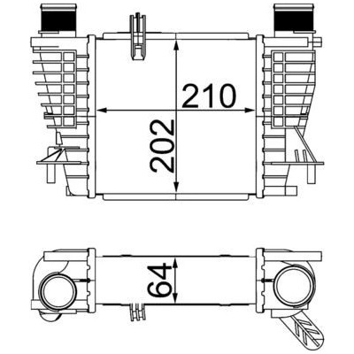 Chladič turba MAHLE CI 264 000S (CI264000S)