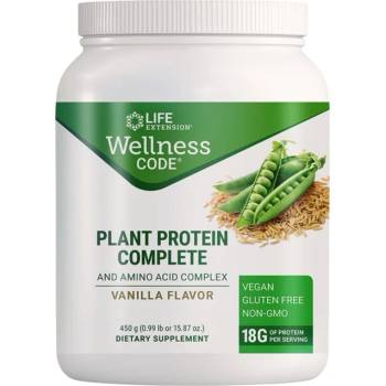 Image 1 of Life Extension Plant Protein Complete | Wellness Code [450 грама]