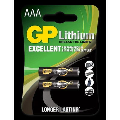 GP Batteries Литиева батерия gp cr03 aaa 1, 5v 2бр. в блистер
