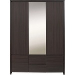 Black Red White Трикрилен гардероб kaspian szf5d2s венге - bogdanmebel