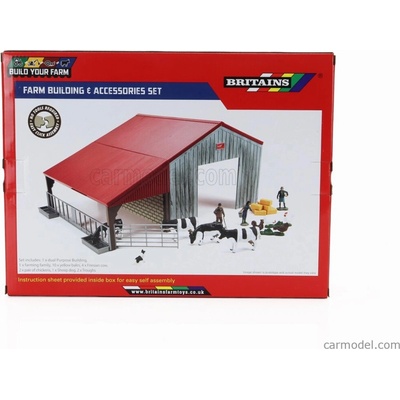 Britains Accessories Farm Building Diorama Stalla Con Animali Různé 1:32