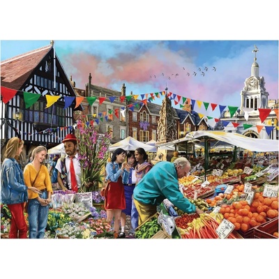 Falcon - Puzzle Saffron Walden Market - 1 000 piese