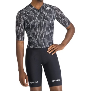 Sportful Мъжки скин за колоездене Sportful G-Suit Cycling skinsuit - Black / White - размер XXL (002-3816-0216)