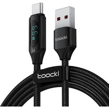 Toocki 054215 USB na USB-C, 66W, 1m, černý