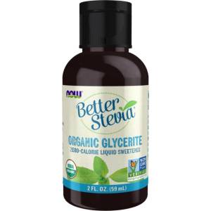 NOW Better Stevia® Liquid | Glycerite [59 мл]
