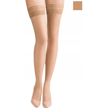 Gabriella samonosné pančuchy Calze 15 DEN beige