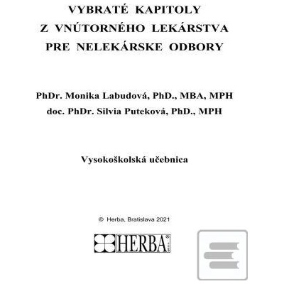 Vybraté kapitoly z vnútorného lekárstva pre nelekárské odbory