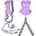MDXONE Static ski harness with 9' static rope