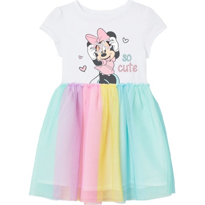 Minnie Mouse licencie dievčenské šaty Minnie Mouse 52238401 biela