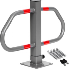 MultiStore DNPL-006 Skládací parkovací zábrana 50 cm s klíčem a reflexními pruhy
