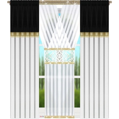 BytoTex Komplet Dezzi černá/zlato 310x250 cm