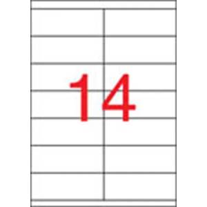 APLI Етикет, универсален, 105x40 mm, APLI, 1400 етикета в опаковка 1275/3138 (1275/3138)