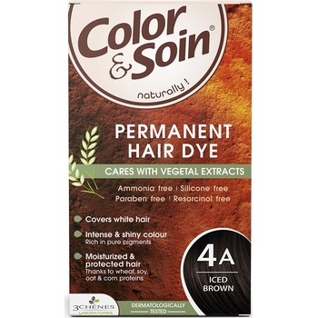 3 Chenes Color & Soin Боя за коса, 4A Ледено кафяв цвят