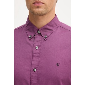 Calvin Klein риза мъжка от памук с еластан (LV140EM125) - answear - 91,90 лв