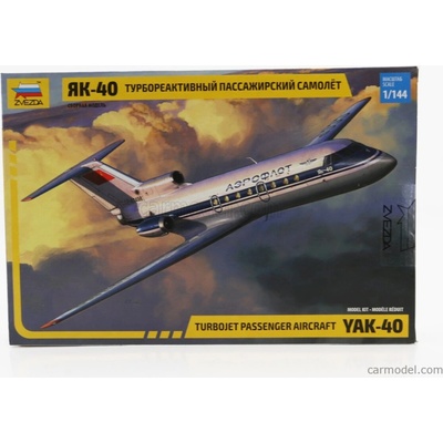 Zvezda Jakovlev Jak40 Turbojet Osobné lietadlo Lietadlo 1968 / 1:144