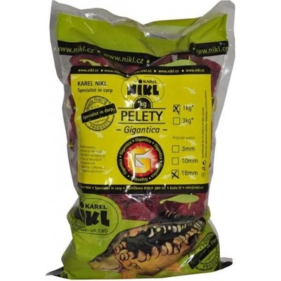Karel Nikl Pelety bez dierky Gigantica 1kg 3mm