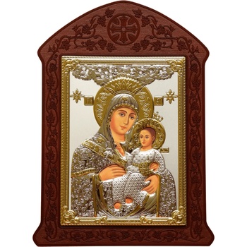 Богородица с младенец с mdf дърворезба (is31231-o)
