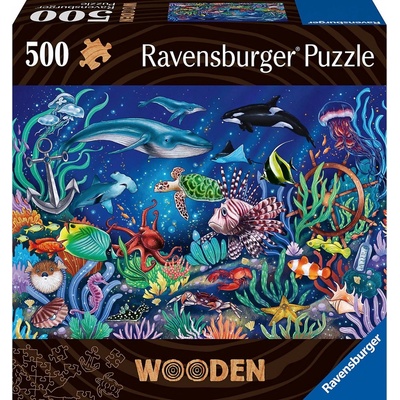 Ravensburger 175154 Dřevěné Podmořský Svět 500 Dílků