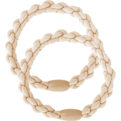 Biju Vlasové gumičky 2ks smetanové 8000896-2