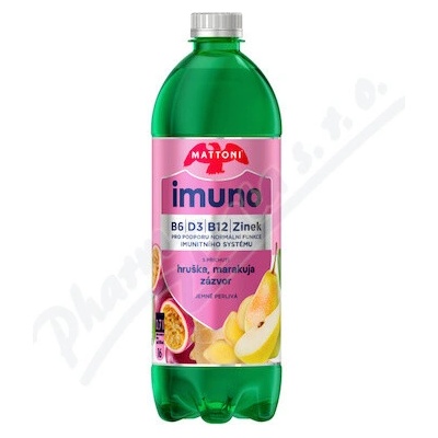 Mattoni Imuno hruška marakuja zázvor jemně perlivá 0,7 l