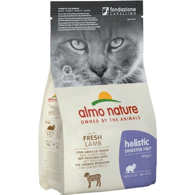 Almo Nature HOLISTIC cat digestive help adult čerstvé jahňacie 0,4 kg