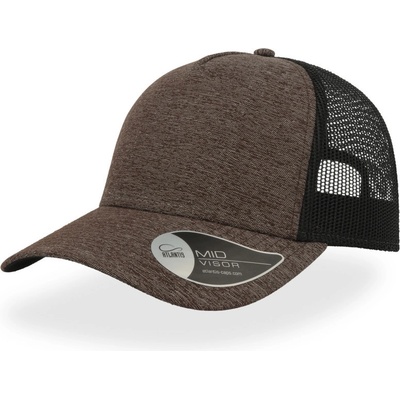 Atlantis Headwear Rapper Melange Trucker 5 panelová COT-33019514599 Hnědá