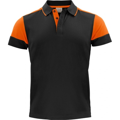 Prime Polo Men krátký rukáv pánská COT61502481301-black/orang