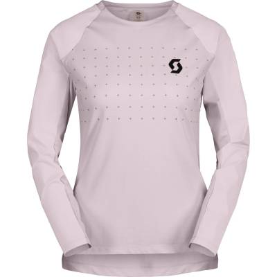 Scott Дамска фланелка с дълъг ръкав за колоездене Scott Women's Tee Trail Vertic Pro L/S Cycling jersey - Bliss Pink (156-2318-0312)