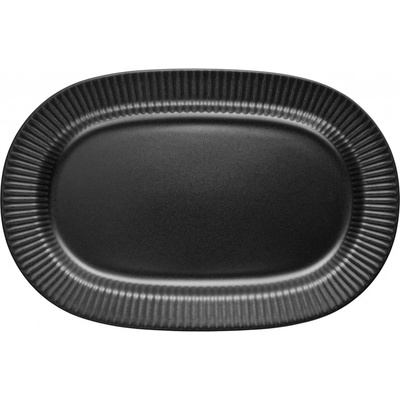 Eva Solo Servírovací talíř LEGIO NOVA 37 x 25 cm černá kamenina