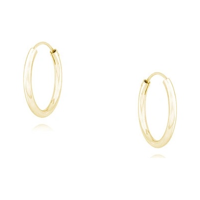 Olivie strieborné krúžky gold 7308