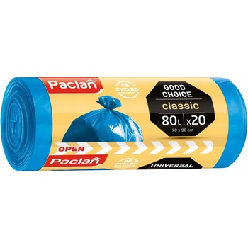 Paclan pytle Classic 80L 20µm 20ks modré