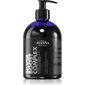 Joanna Silver Boost Complex лилав шампоан неутрализиращ жълтеникавите оттенъци 500 гр