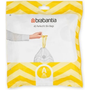 Brabantia Торби за боклук A PERFECTFIT 3 л, 40 бр. , Brabantia (BRAB137600)