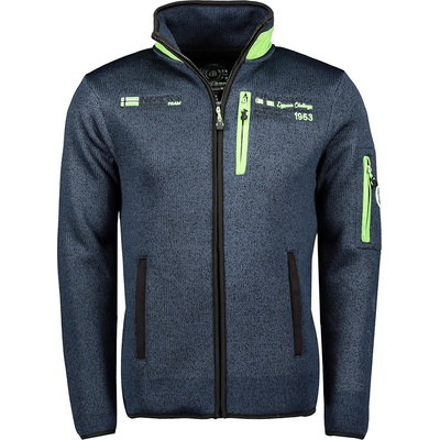 GEOGRAPHICLA Norway mikina ULECTRIC MEN ZIP tmavě modrá