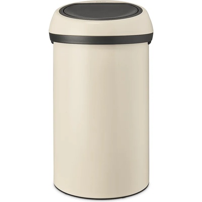 Brabantia Кош за отпадъци Brabantia - Touch Bin, 60 l, Soft Beige (1005510)