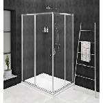 SAPHO Sigma Simply - Душ ъгъл 110x100 см, L/R вариант, прозрачно стъкло/хром GS2111-02 (GS2111-02)