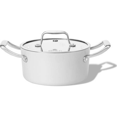 Elmich Nepřilnavý keramický hrnec Vital 18 cm 2 l krémově bílá