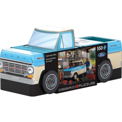 EUROGRAPHICS v plechové krabičce Pickup Truck 550 dílků