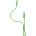 Edelrid Осигурителна примка Edelrid Switch Double Personal tether - Neon Green - размер 75 cm / 40 cm (314-0146-0111)