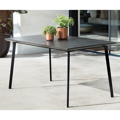 KETER METALEA Záhradný stôl, 146 x 87 x 75 cm, imitácia kovu bronz 17209811