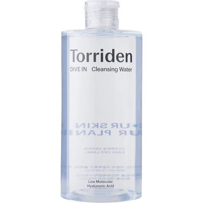 Torriden Dive In Low Molecular Hyaluronic Acid Cleansing Water - Мицеларна вода с хиалуронова киселина 400мл