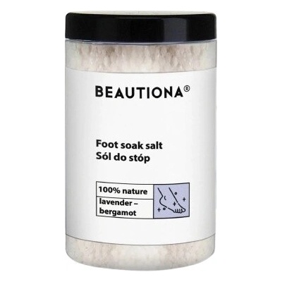 Beautiona kúpeľová soľ levanduľa-bergamot 500 g