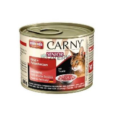 Animonda Carny Cat Senior hovädzie a srdiečka 6 x 200g