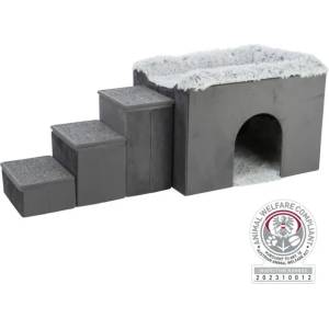 TRIXIE Cave Harvey with steps - Пещерата със стъпала Harvey за котки, 119 × 47 × 50 см