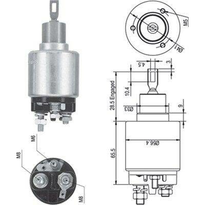 Elektromagnetický spínač, startér MAGNETI MARELLI 940113050344